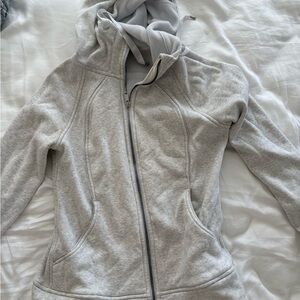 Lululemon Athletica Light Gray Hoodie